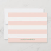 Eenvoudige Pastelkleur Blok Stationery - Oranje (Achterkant)