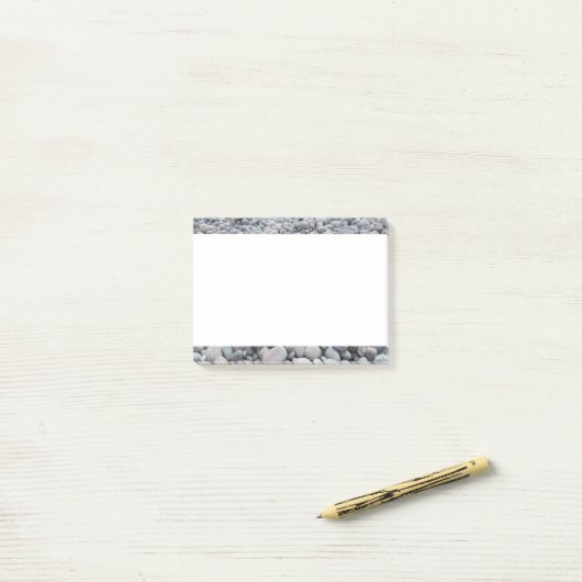 Eenvoudige Pebble Stones Post-it® Notes (Op bureau)