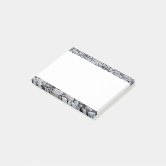 Eenvoudige Pebble Stones Post-it® Notes (Schuin)