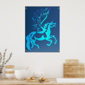 Eenvoudige Pegasus Poster (Keuken)