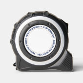 Eenvoudige Pensioen Handyman Foto Aangepaste Naam Rolmaat (Voorkant)