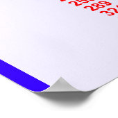 Eenvoudige perfecte vierkant poster (Hoek)