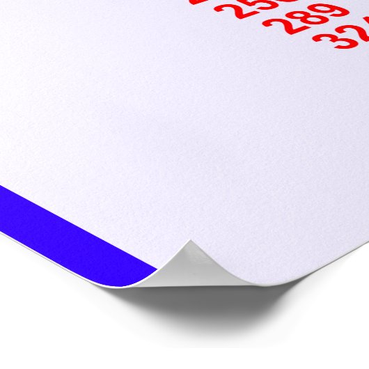 Eenvoudige perfecte vierkant poster (Hoek)