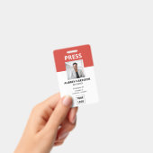 Eenvoudige persfoto-ID Badge (Handheld)