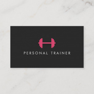 Eenvoudige Personal Trainer Fitness Visitekaartjes