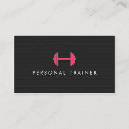 Eenvoudige Personal Trainer Fitness Visitekaartjes