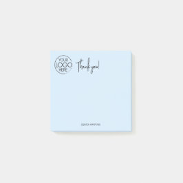 Eenvoudige persoonlijke briefpapier dank u Bleek b Post-it® Notes