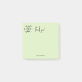 Eenvoudige persoonlijke briefpapier dank u Bleek g Post-it® Notes