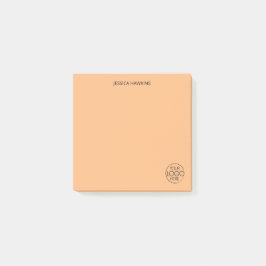 Eenvoudige persoonlijke briefpapier Logo Bord Sina Post-it® Notes