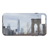 Eenvoudige persoonlijke Brooklyn Bridge Case-Mate iPhone Case (Achterkant (Horizontaal))