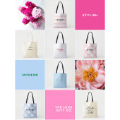 Eenvoudige persoonlijke Canvas tas met boog