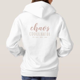 Eenvoudige persoonlijke dia voor mam | Roos Gold Hoodie