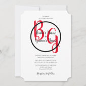 Eenvoudige persoonlijke Initialen Weddenschappen Kaart (Voorkant)