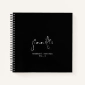 Eenvoudige persoonlijke miniatuurhandleiding notitieboek (Voorkant)