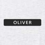 Eenvoudige persoonlijke naam School Kinder Clothin Labels (Design 1)