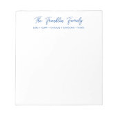 Eenvoudige persoonlijke Notitieblokken voor famili (Voorkant)