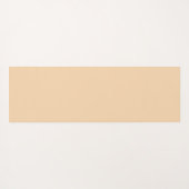 Eenvoudige perzik pastel minimalistische oefening yogamat (Achterkant (horizontaal))