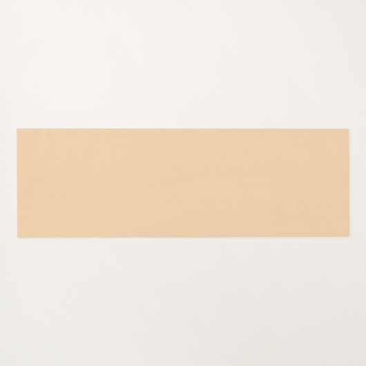 Eenvoudige perzik pastel minimalistische oefening yogamat (Achterkant (horizontaal))