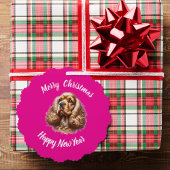 Eenvoudige Pet Paper Ornament Kaart Personaliseren