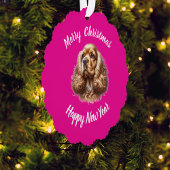 Eenvoudige Pet Paper Ornament Kaart Personaliseren