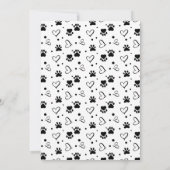 Eenvoudige Pet Sitter Custom Dog Puppy Foto Dank u Kaart (Achterkant)