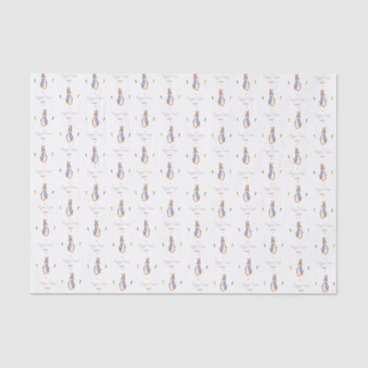 Eenvoudige Peter het Konijn Tissuepapier (Voorkant)