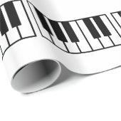 Eenvoudige pianotoetsen cadeaupapier (Rol Hoek)