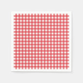 Eenvoudige Picnic Gingham Pattern-minimalist Servet (Voorkant)