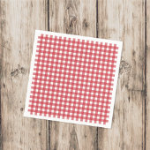 Eenvoudige Picnic Gingham Pattern-minimalist Servet