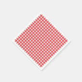Eenvoudige Picnic Gingham Pattern-minimalist Servet (Hoek)