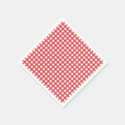 Eenvoudige Picnic Gingham Pattern-minimalist Servet (Hoek)