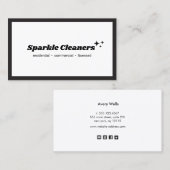 Eenvoudige piekstakkers visitekaartje (Voorkant / Achterkant)