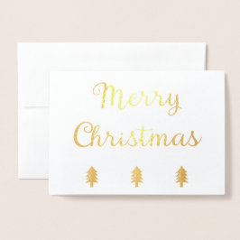 Eenvoudige pijnboom, pretkerst folie kaarten