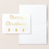 Eenvoudige pijnboom, pretkerst folie kaarten (Display)