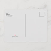 Eenvoudige Pine Cones Wedding Save the Date Aankondigingskaart (Achterkant)