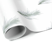 Eenvoudige Pine Wreate Kerstfeestdag Cadeaupapier (Rol Hoek)