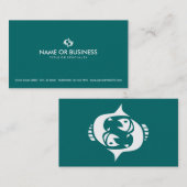 eenvoudige pistiek visitekaartje (Voorkant / Achterkant)