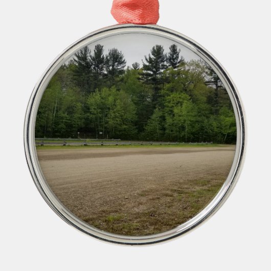 Eenvoudige plaatsen metalen ornament (Voorkant)