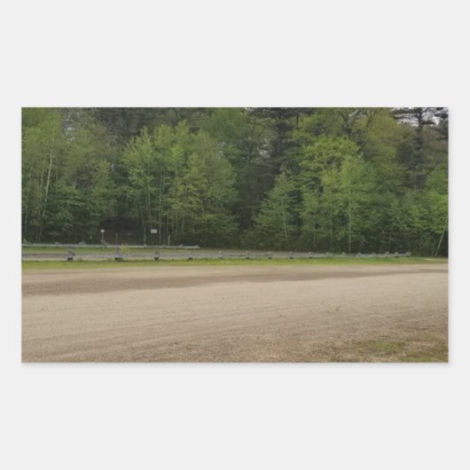 Eenvoudige plaatsen rechthoekige sticker (Voorkant)