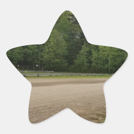 Eenvoudige plaatsen ster sticker (Voorkant)