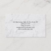 Eenvoudige Plain Elegant Grijs Modern Visitekaartje (Achterkant)