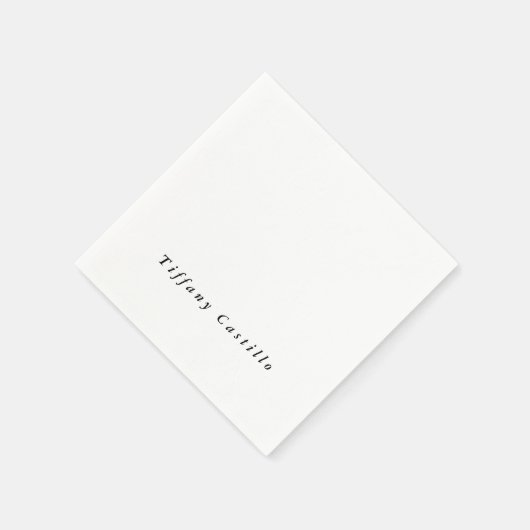 Eenvoudige Plain Elegant Modern Servet (Hoek)