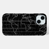 eenvoudige planishier / kaarten Case-Mate iPhone case (Achterkant (horizontaal))