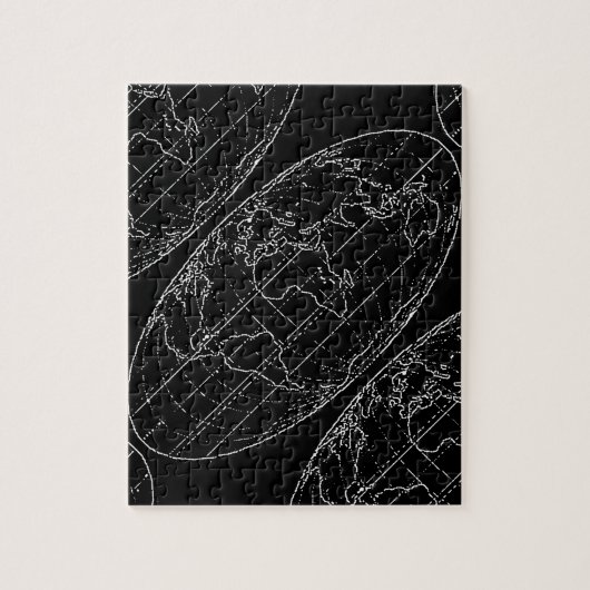 eenvoudige planishier / kaarten legpuzzel (Verticaal)