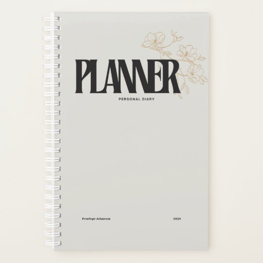 Eenvoudige planners voor uw geweldige dag (Voorkant)