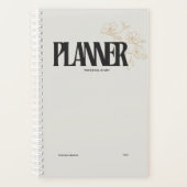 Eenvoudige planners voor uw geweldige dag (Voorkant)