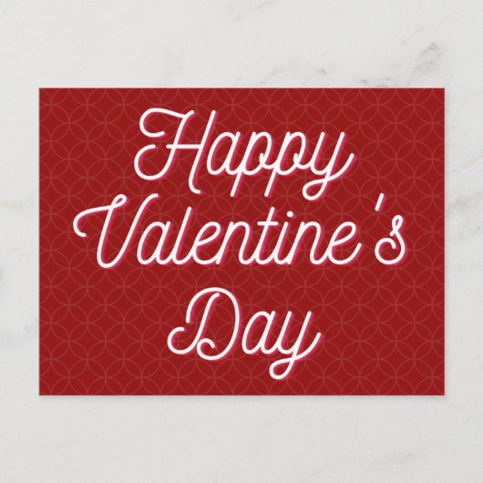 Eenvoudige Platonische Valentijn Briefkaart (Voorkant)