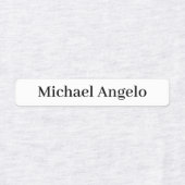 Eenvoudige platte labels voor aangepaste namen (Design 2)