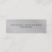 Eenvoudige platte, professionele haarstijllijst, g mini visitekaartje (Voorkant)