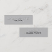 Eenvoudige platte, professionele haarstijllijst, z mini visitekaartje (Voorkant / Achterkant)